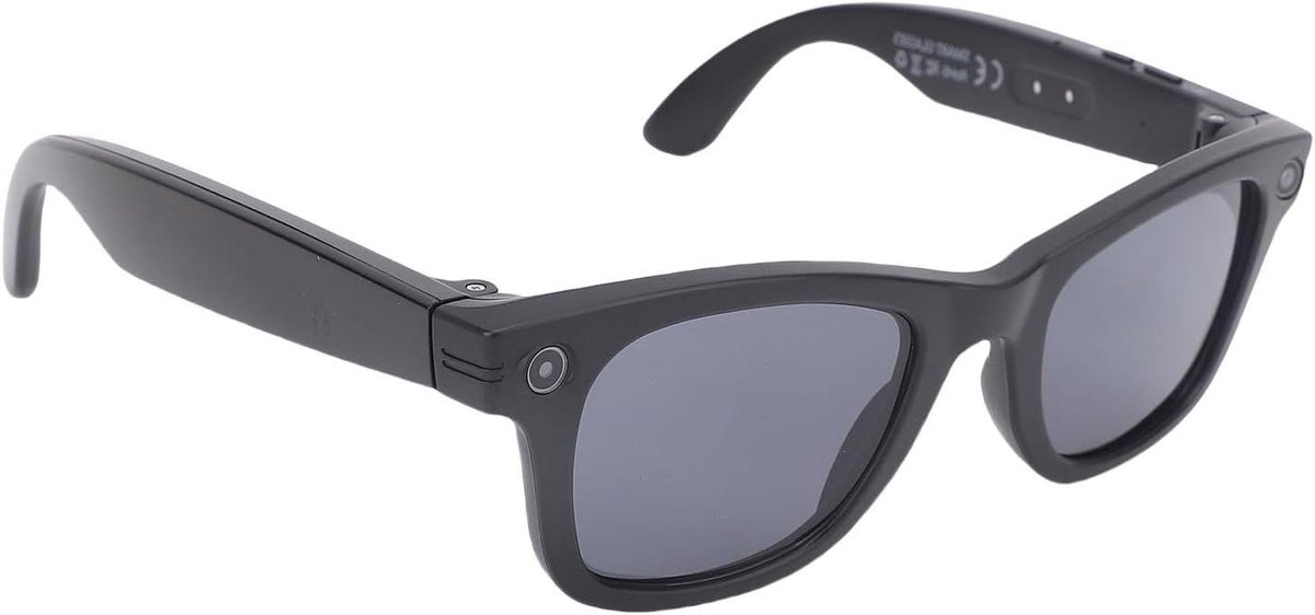 Slimme Bril met Camera - Audio Bril - Reizen en Vergaderen - Realtime Taalvertaling - 8MP 4GB - Zwart