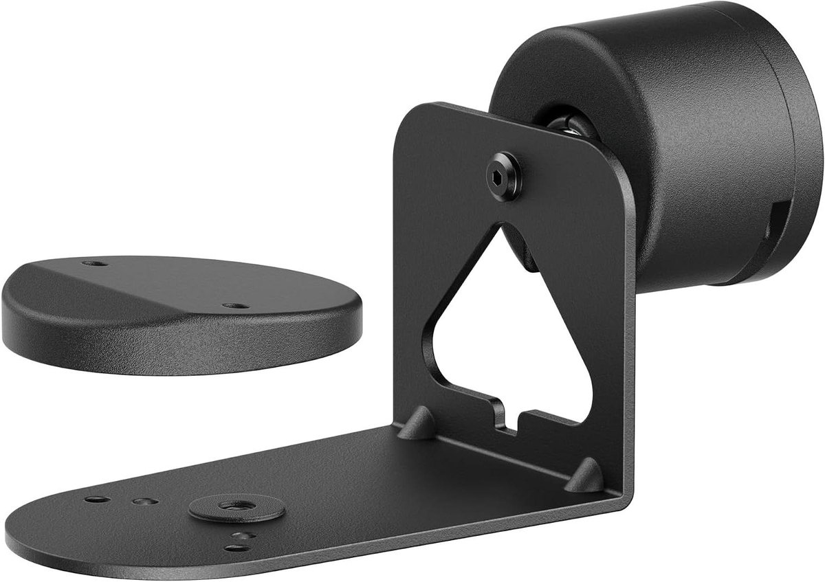 Muurbeugel Sonos Speaker - Speakerhouder Sonos Era - Geluid Optimaliseren - Geïntegreerd Kabelbeheer - +/- 30° Draaibaar - Zwart