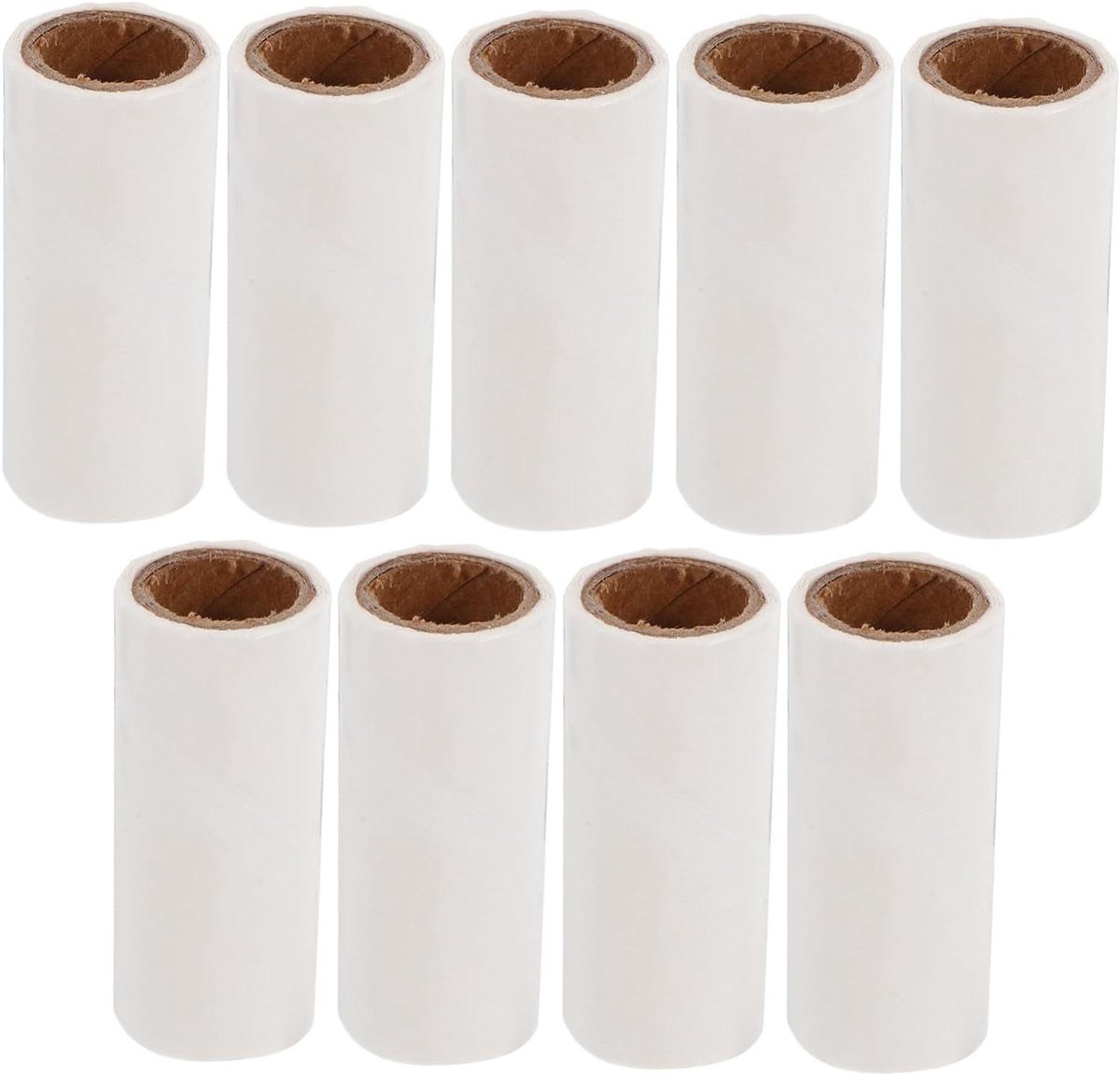 Pluisroller Navullingen - Stofroller Haarroller - Kleding Reinigen - Extra Plakkerig - 9 Rollen - Wit