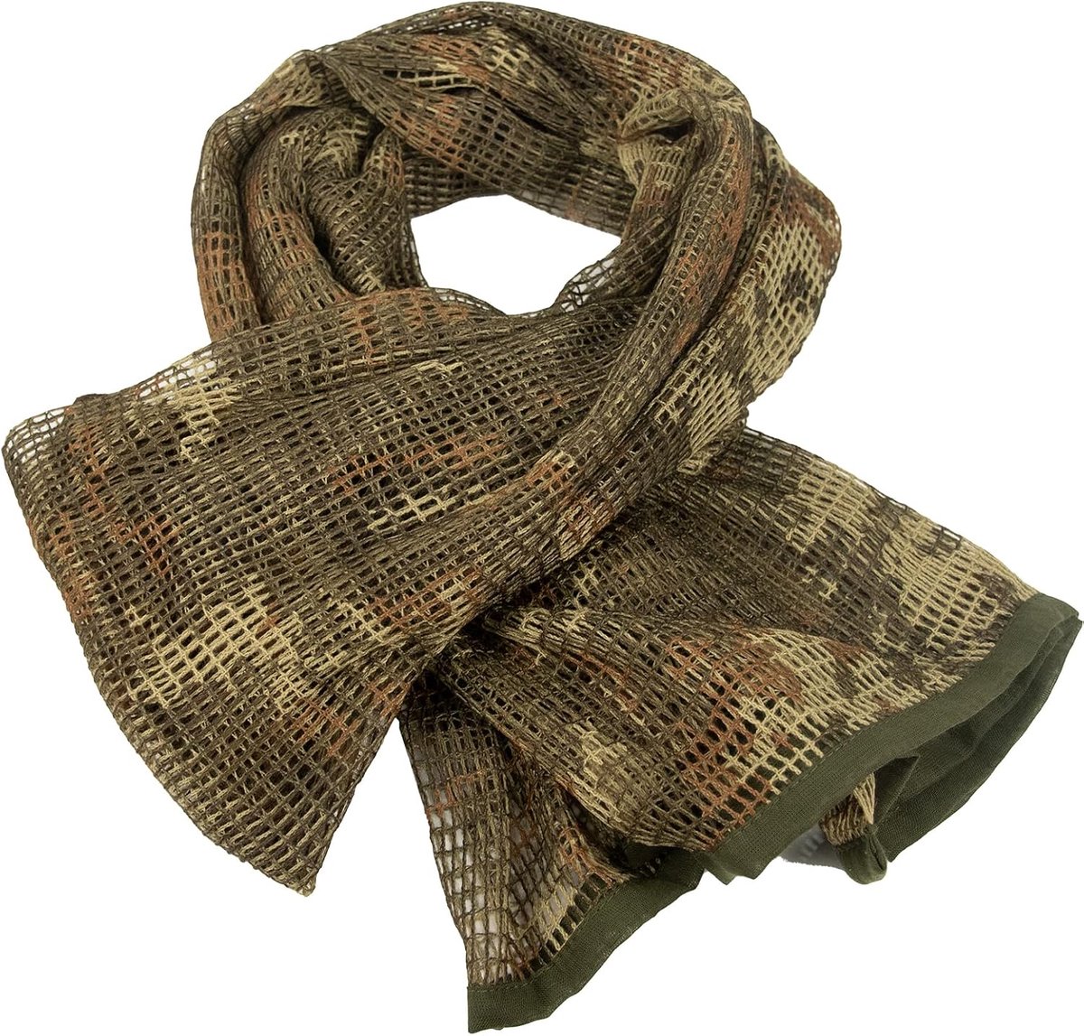 Tactische Militaire Hals Sjaals Omkeerbare Woodland Camo Sniper Sluier Woestijn Shemagh voor Wargame Outdoor Sport