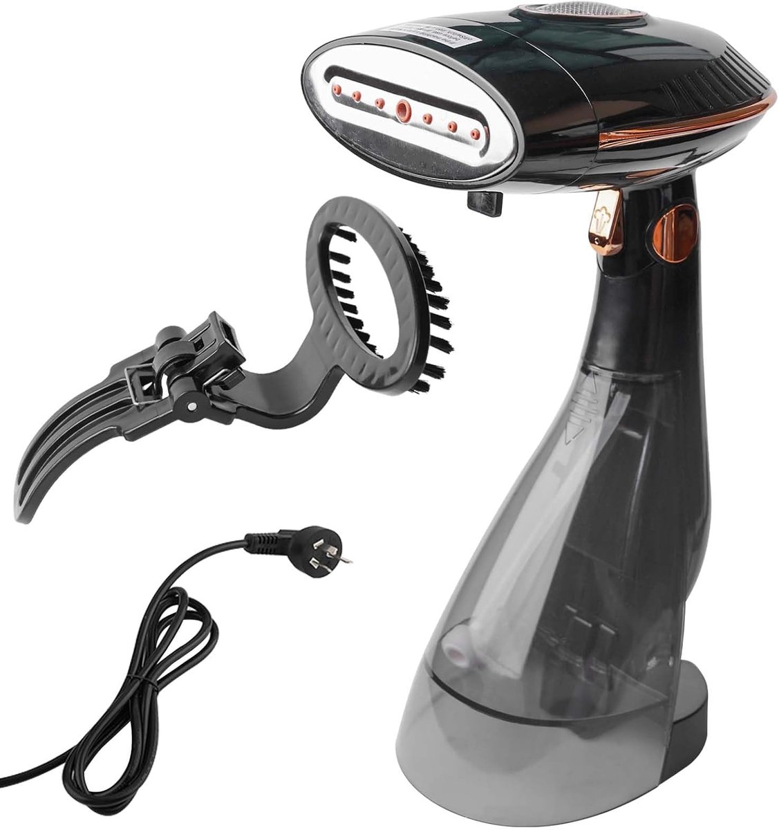 Stoomstomer, 1500 W strijkijzer, stomer met 288 ml afneembare watertank, stoomstrijkijzer, 30 seconden snelle opwarming, vouwverwijderaar, handheld opvouwbaar, voor kantoor, thuis, reizen