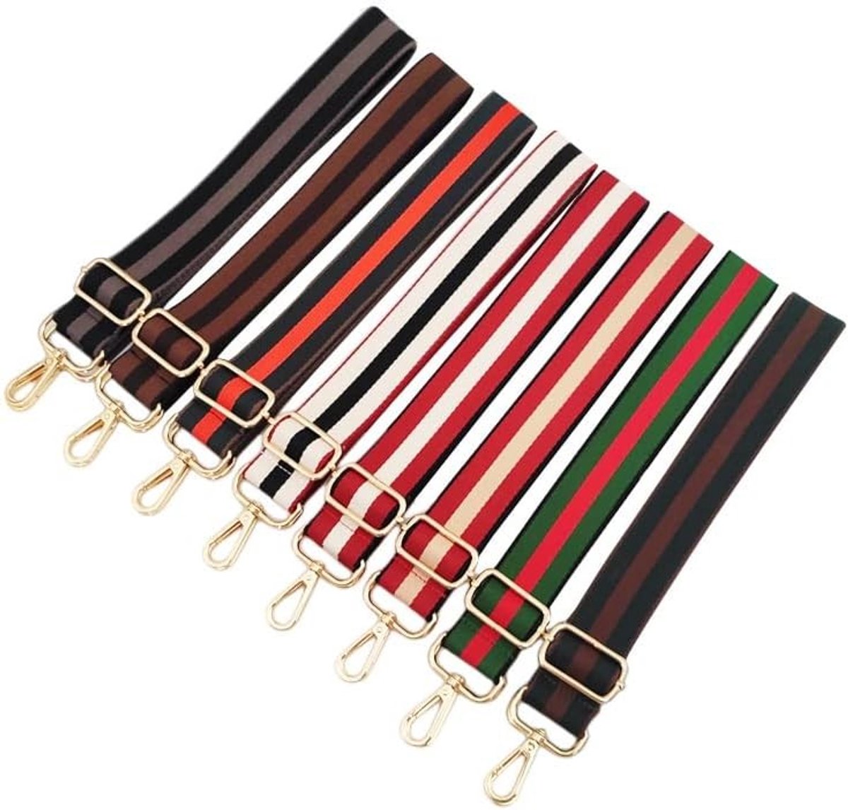 Verstelbare Schouderband voor Handtassen met Brede Zakken, 75-130 cm, Draagriem voor Dames en Heren, Ideaal voor Mode en Comfort - Blauw Khaki
