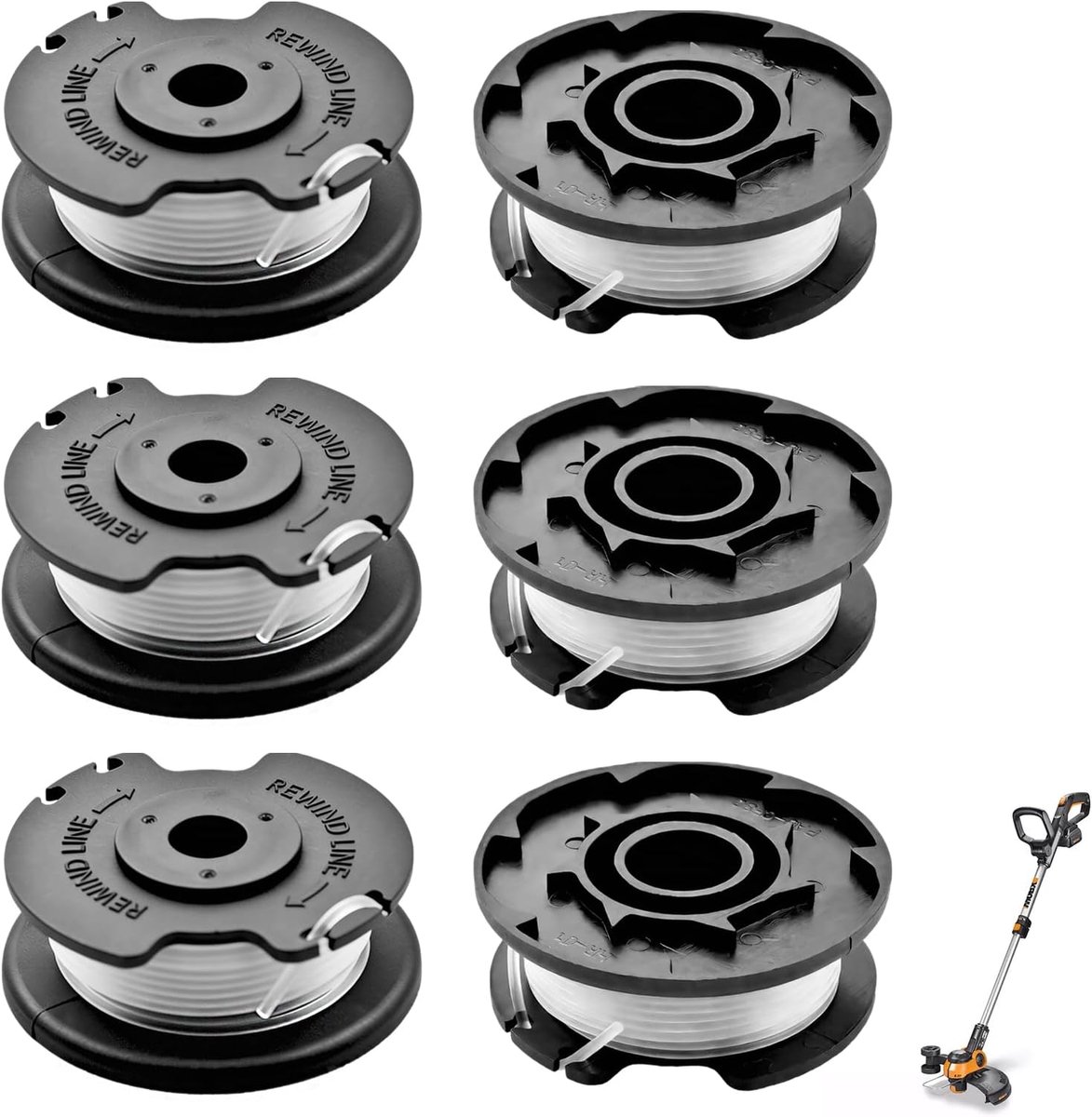 Spoelen voor Einhell Ge-Ct 18/28 Li, reservespoel voor Einhell Ge-Ct