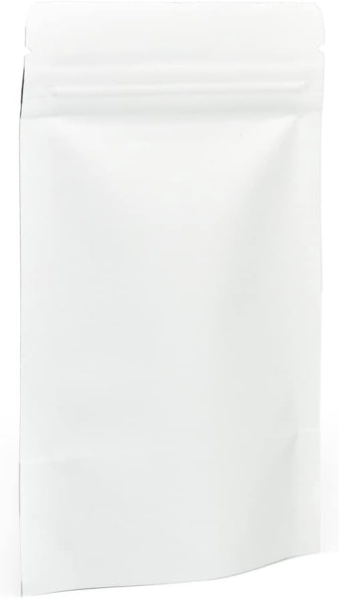 Goods 50 witte kraftpapier herbruikbare voedselzakken (90 x 140 mm)