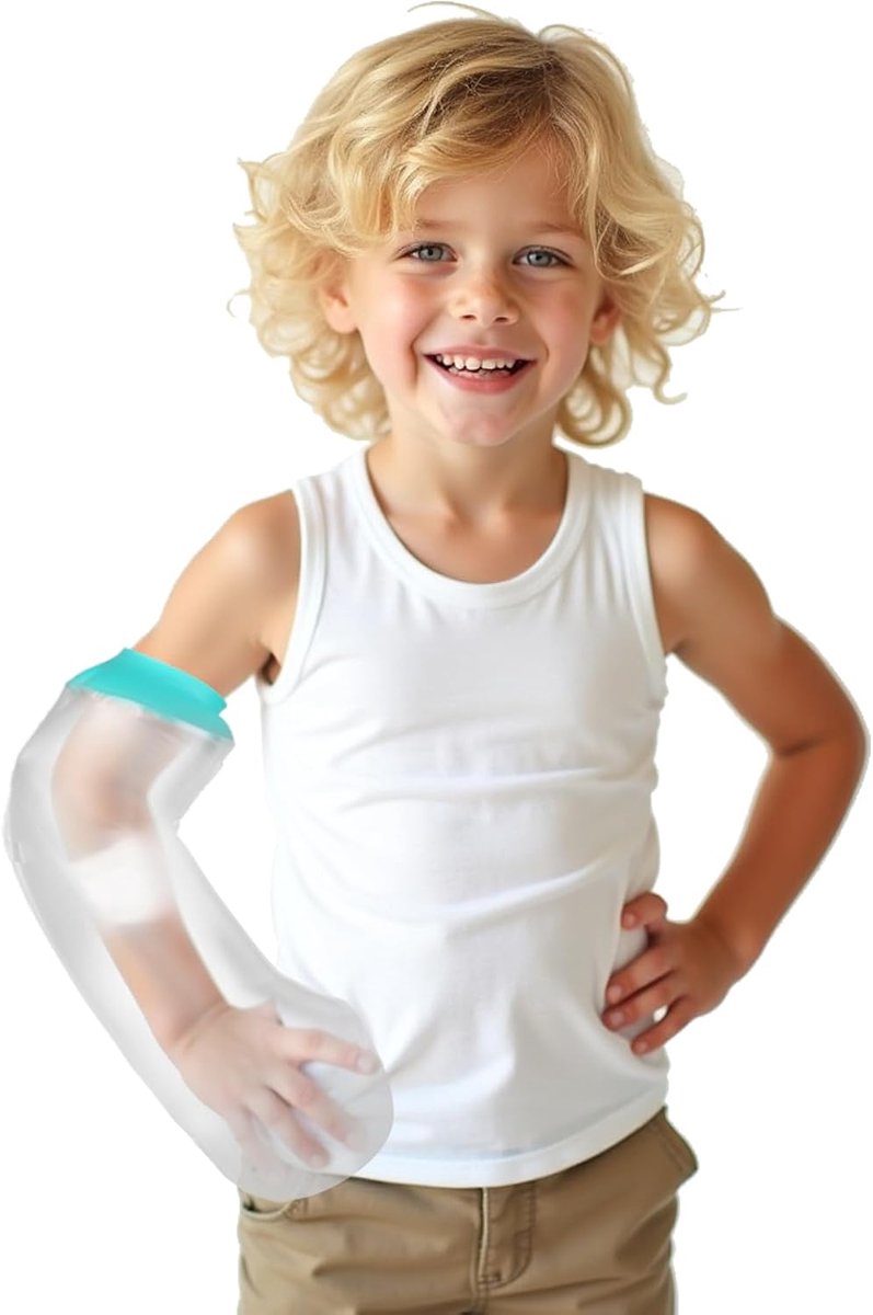 Armhoezen voor Kinderen onder de Douche, Kunststof Bescherming voor