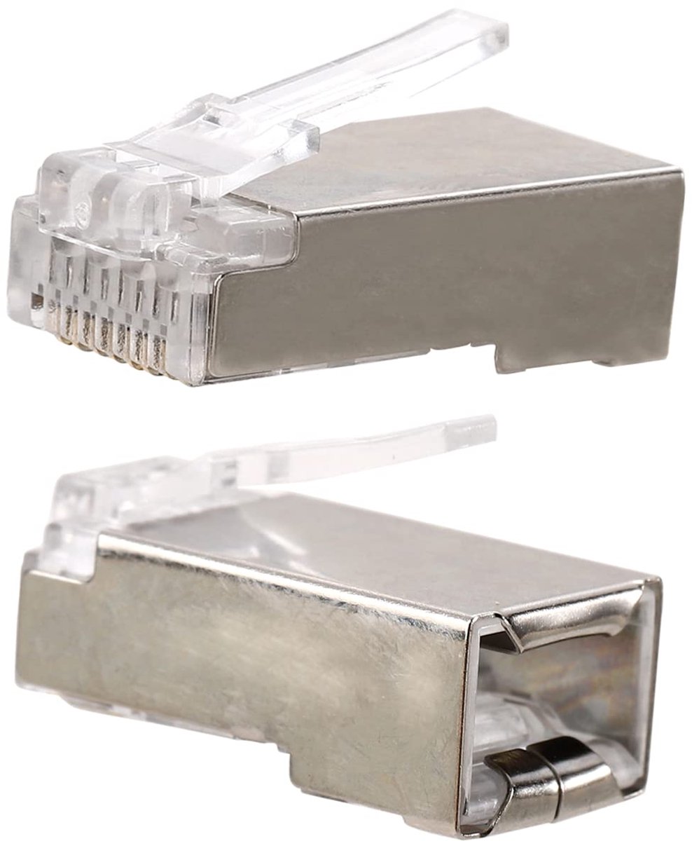25 St Cat6 Metalen Aafgeschermde RJ45-Connectoren Modulaire Stekker