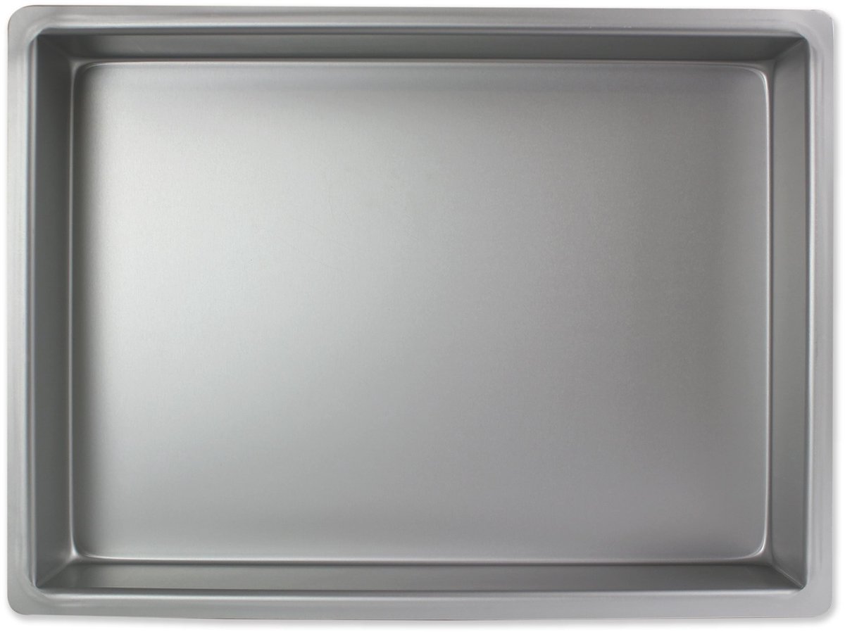 Omgoods - Aluminium Oblong Bakpan - 254 x 381 x 51 mm voor Perfecte Taarten