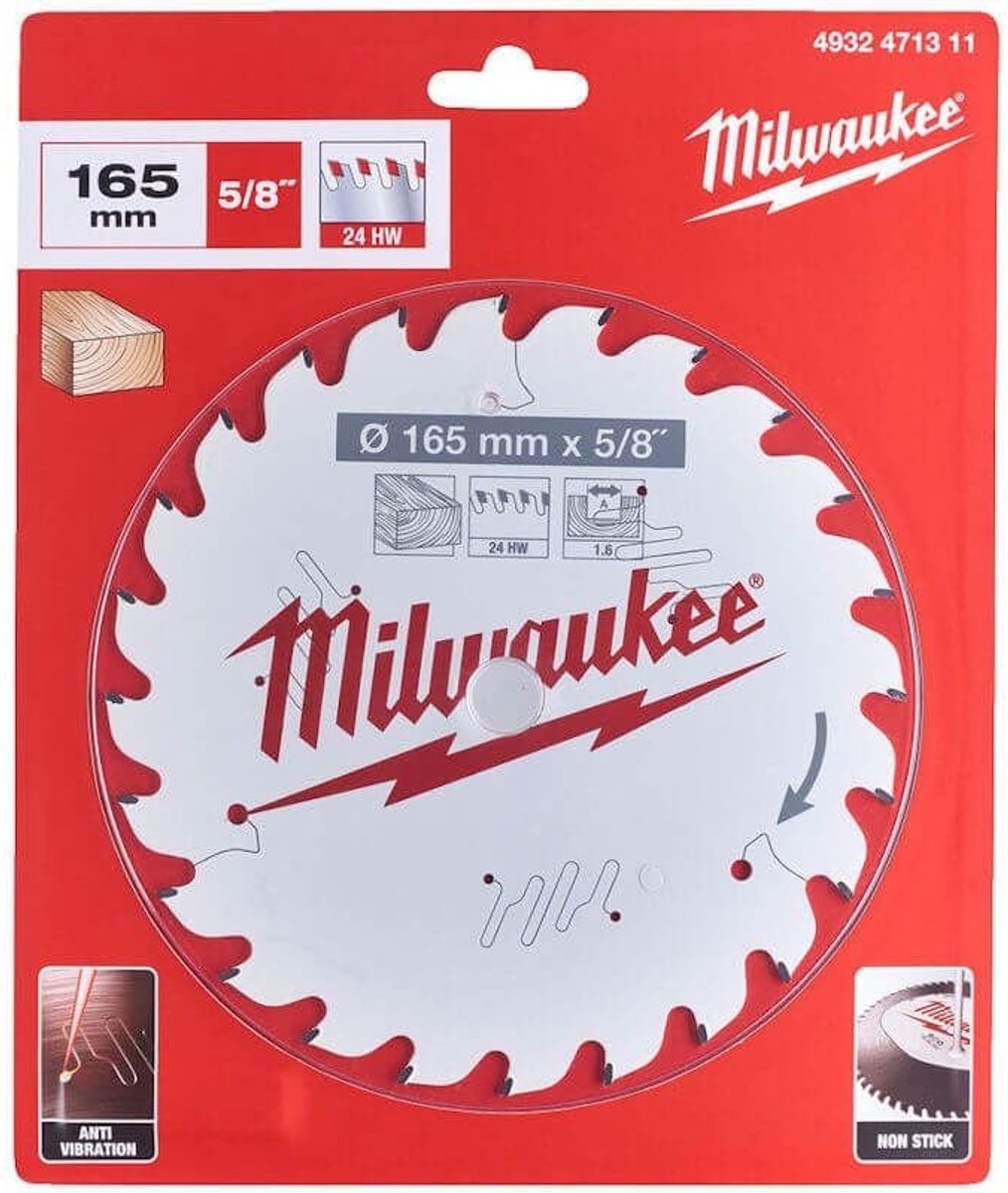Omgoods - Disc P W 165 x 15,87 x 1,6 x 24 Cirkelzaagblad