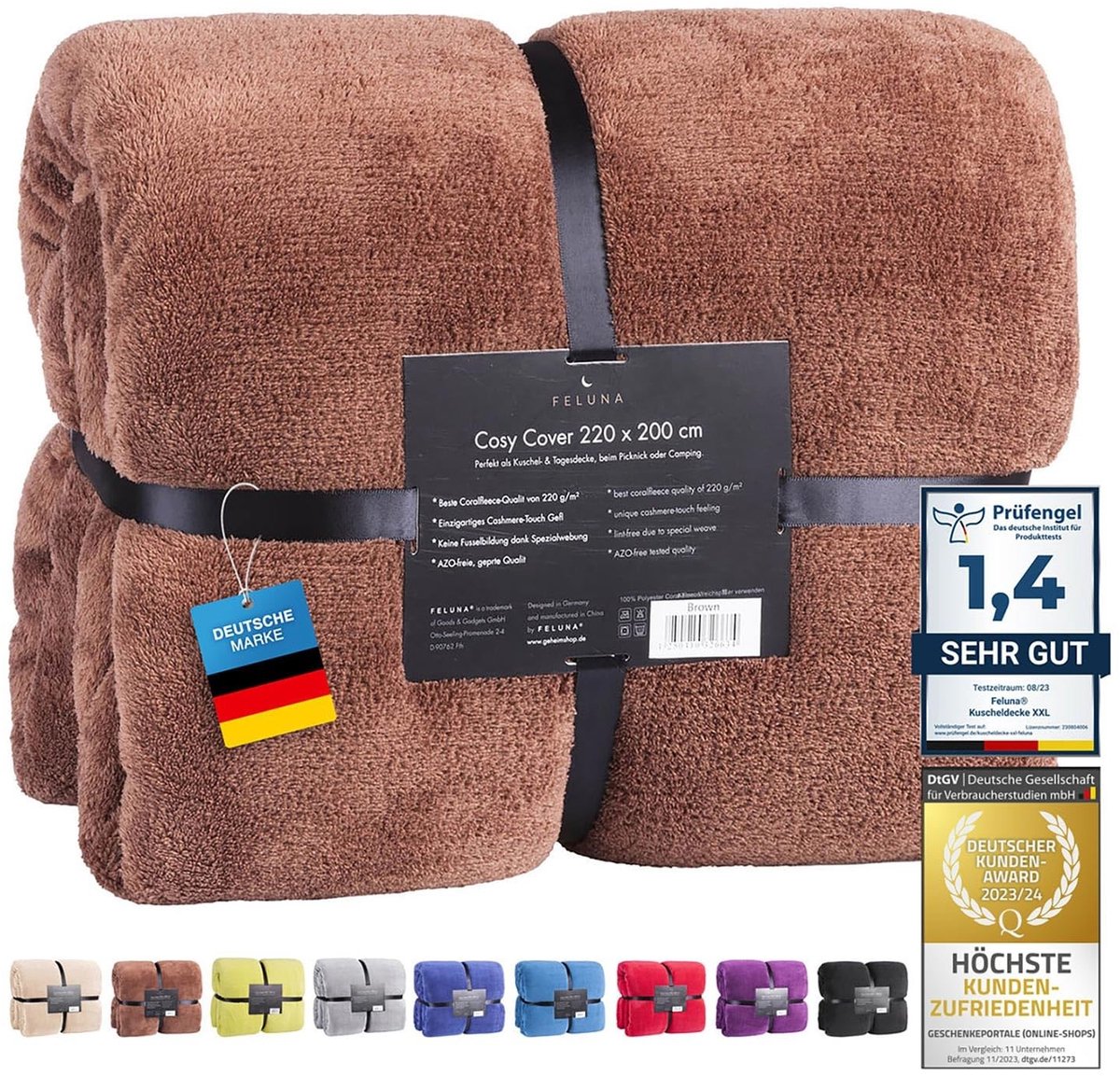 Omgoods - XXL Cuddly Dekbed van Microvezel - Coral Fleece Bedsprei 220x200cm
