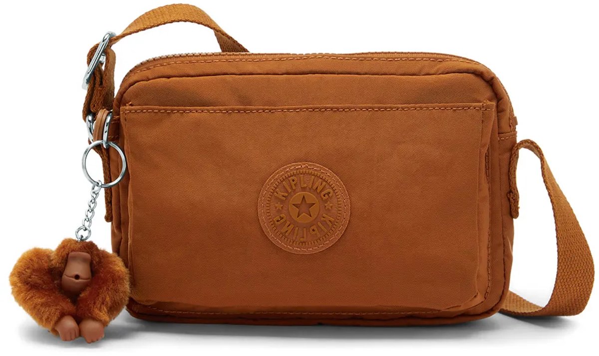 Kipling Abanu 2l Schoudertas Bruin Man