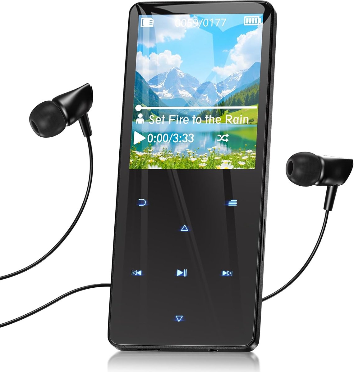 MP3-speler - Muziekspeler - Sport en Reizen - Bluetooth 5.3 - 64GB - Zwart