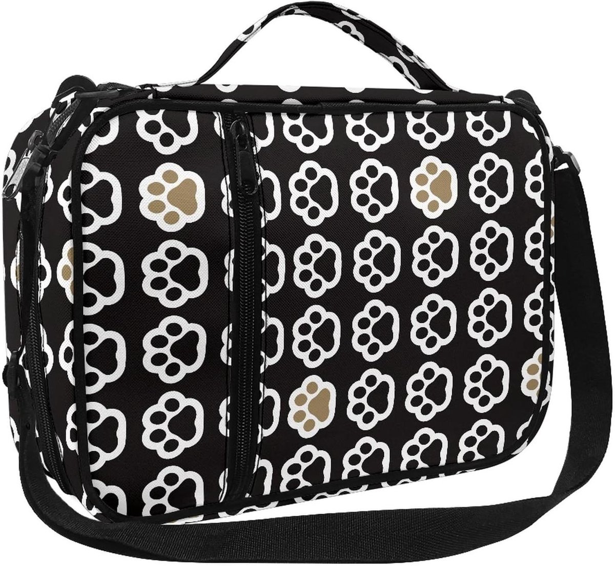 Bijbel Tas - Boek Cover - Bijbelstudie - Met Rits Zak - 28 cm x 6 cm x 22 cm