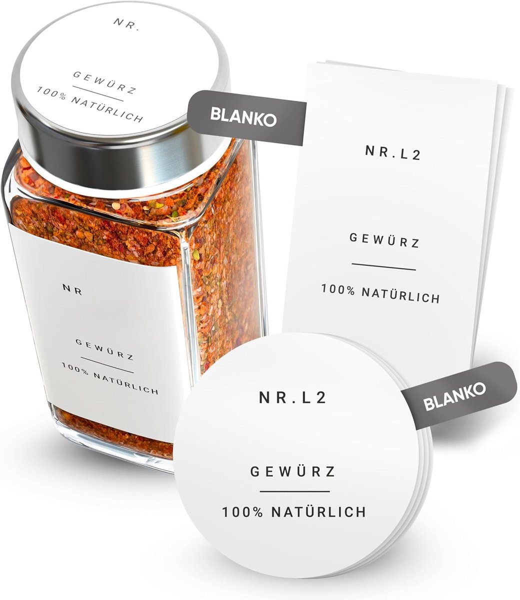 Kruidenetiketten set 86 stuks - blanco - waterdicht - zelf beschrijfbaar - SnelShoppen