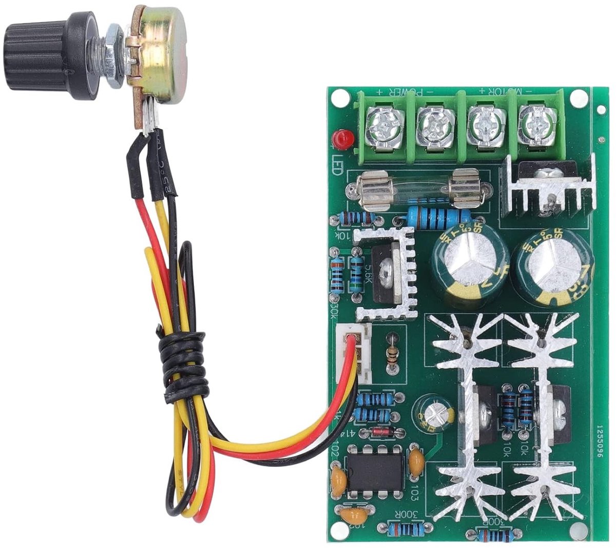DC Motor Snelheidsregelaar - PWM Controller Module - Motoren Aansturen - Omgekeerde Verbindingsbeveiliging - 20A - Niet gespecificeerd