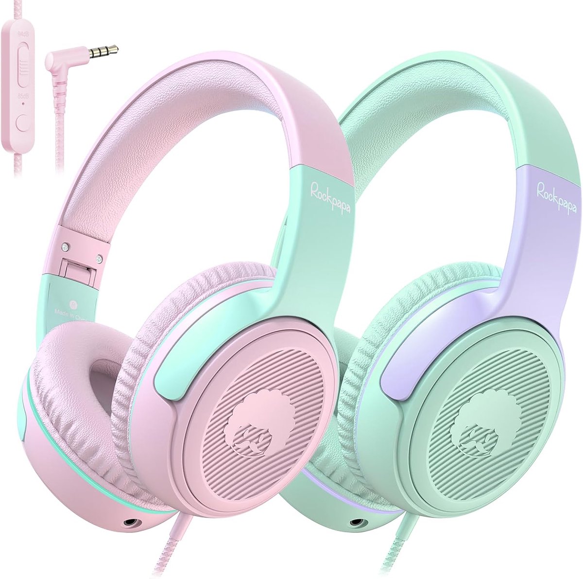 Kinderoordopjes met Microfoon - Volume Limiter 85/94 dB - Opvouwbare Over-Ear - Ideaal voor School en Reis - ShopVlot