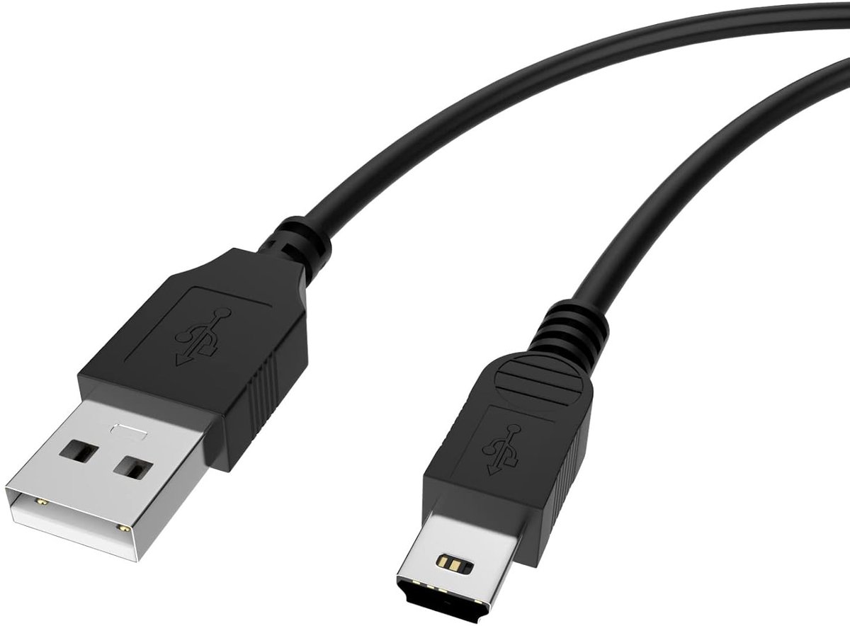 SnelShoppen - Vervangende Oplaadkabel voor Grafische Rekenmachines TI-84 Plus CE, TI-84 Plus C Zilver, TI-89 Titanium, TI-Nspire CX/CAS - Hoogwaardige