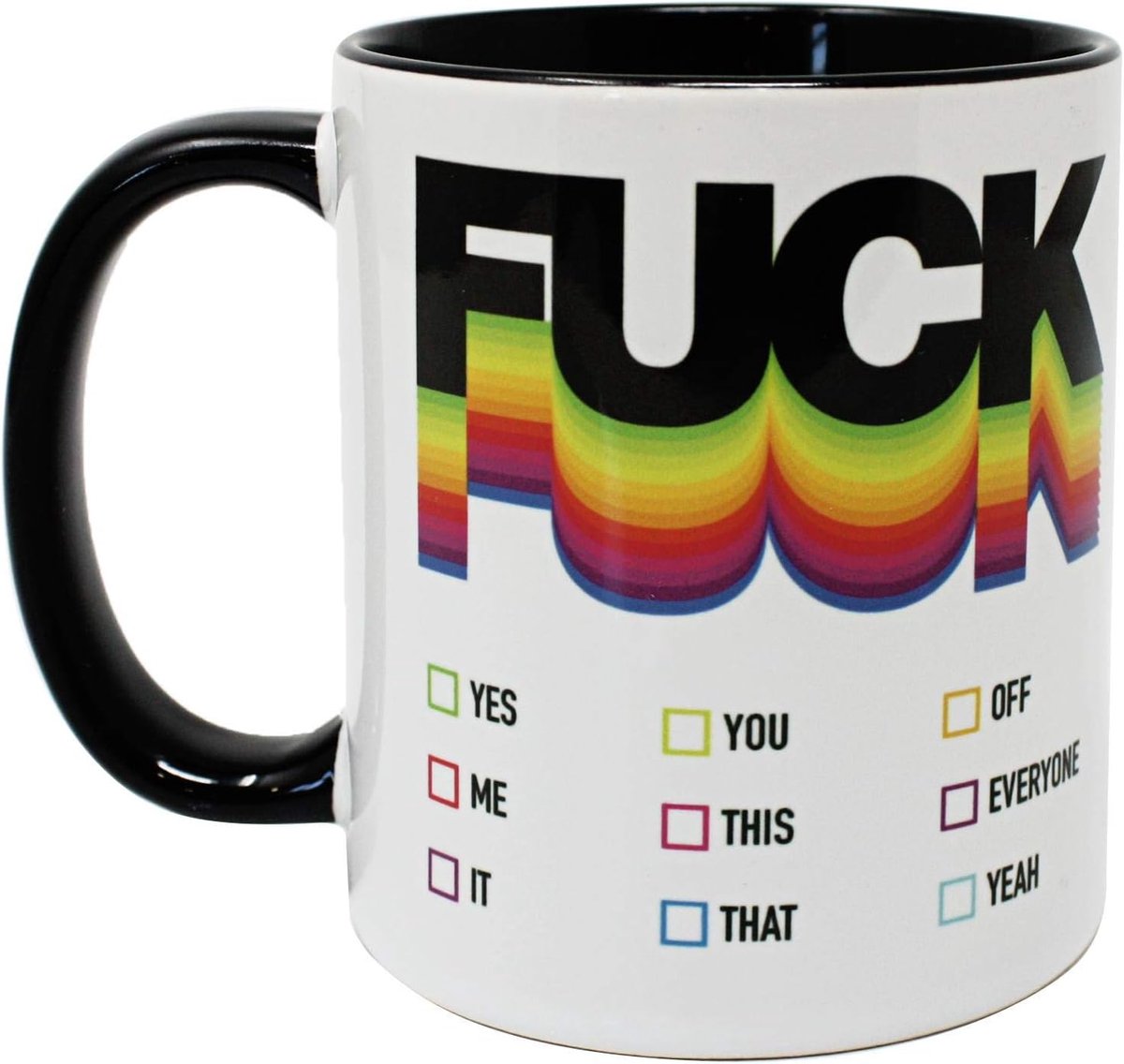 Up Fuck mok - grappige mok om op te kruisen - cadeau-idee koffiemok