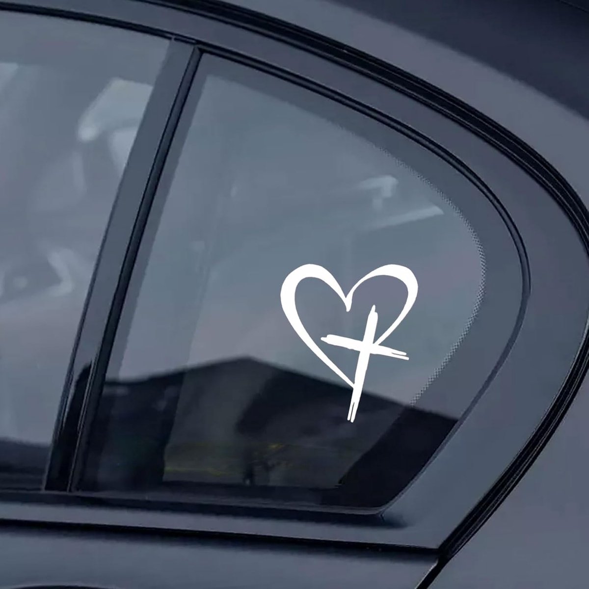 Liefdeskruis- en Hartstickers, Christelijke Kruis- en
