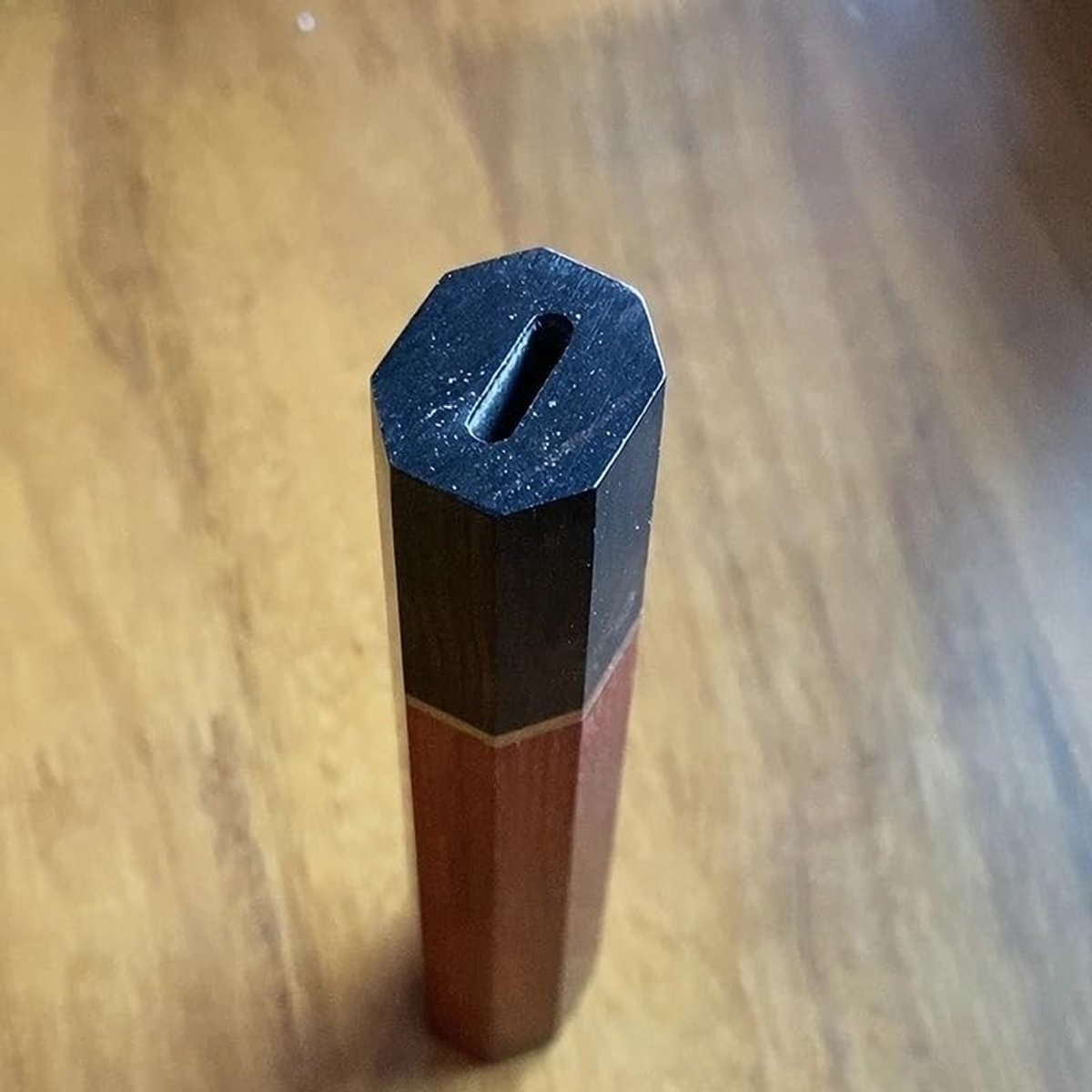 1 Piece Japanese Style Blood Sandalwood Octagonal Wooden Knife Handle DIY Japanese Beef Knife Handle Willow Chef - ShopVlot