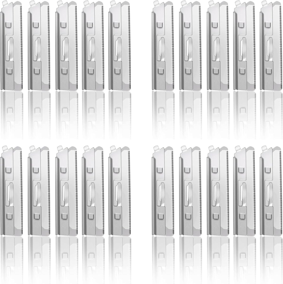Set van 20 reservemesjes voor dermaplaning-scheermesjes
