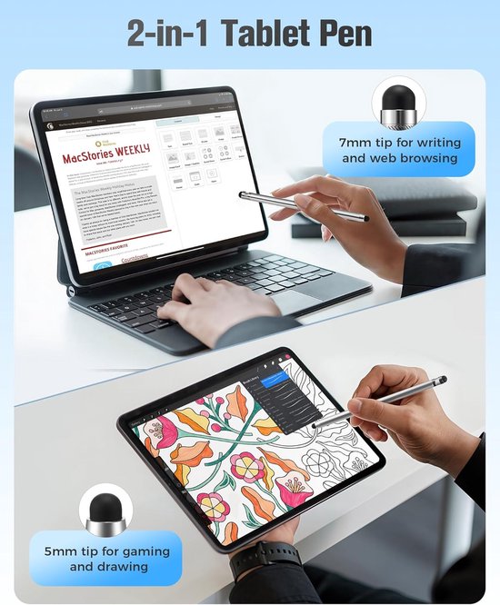 10x universele stylus pen — afbeelding 2