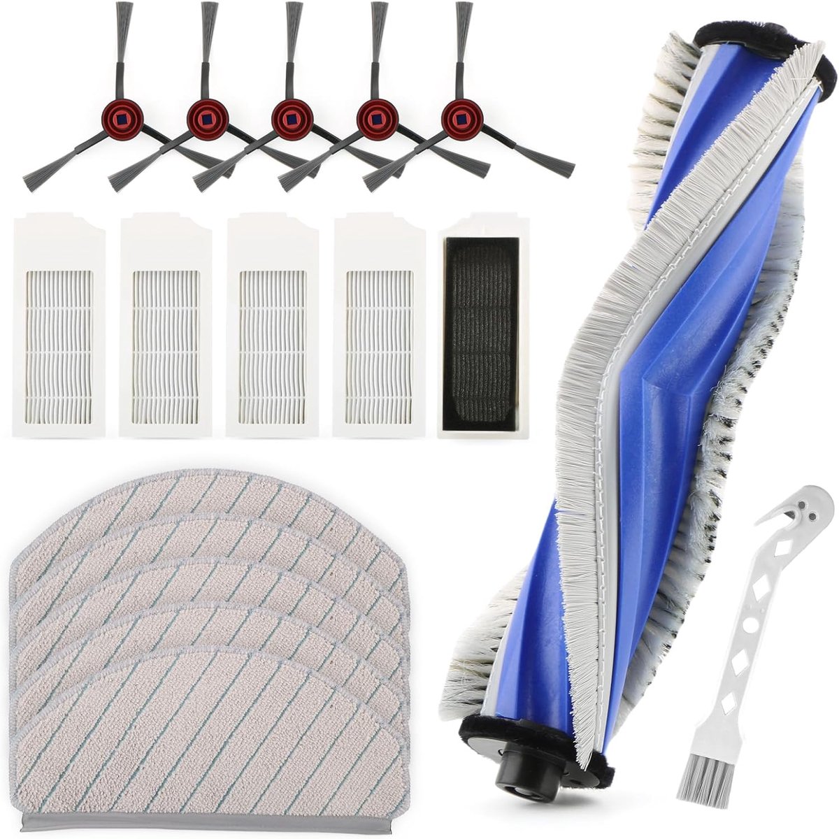 17 Stuck Accessoires Kit voor Ecovacs Deebot N20/N20 Plus/N20 Plus