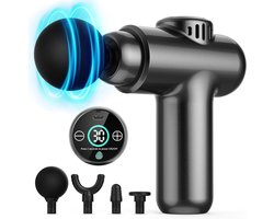 Lefity Mini Massagegun, Professioneel Diepweefsel Massagepistool, Draagbare Masseur, 30 Snelheden, LCD Touchscherm, voor Spierpijn en Stijfheid