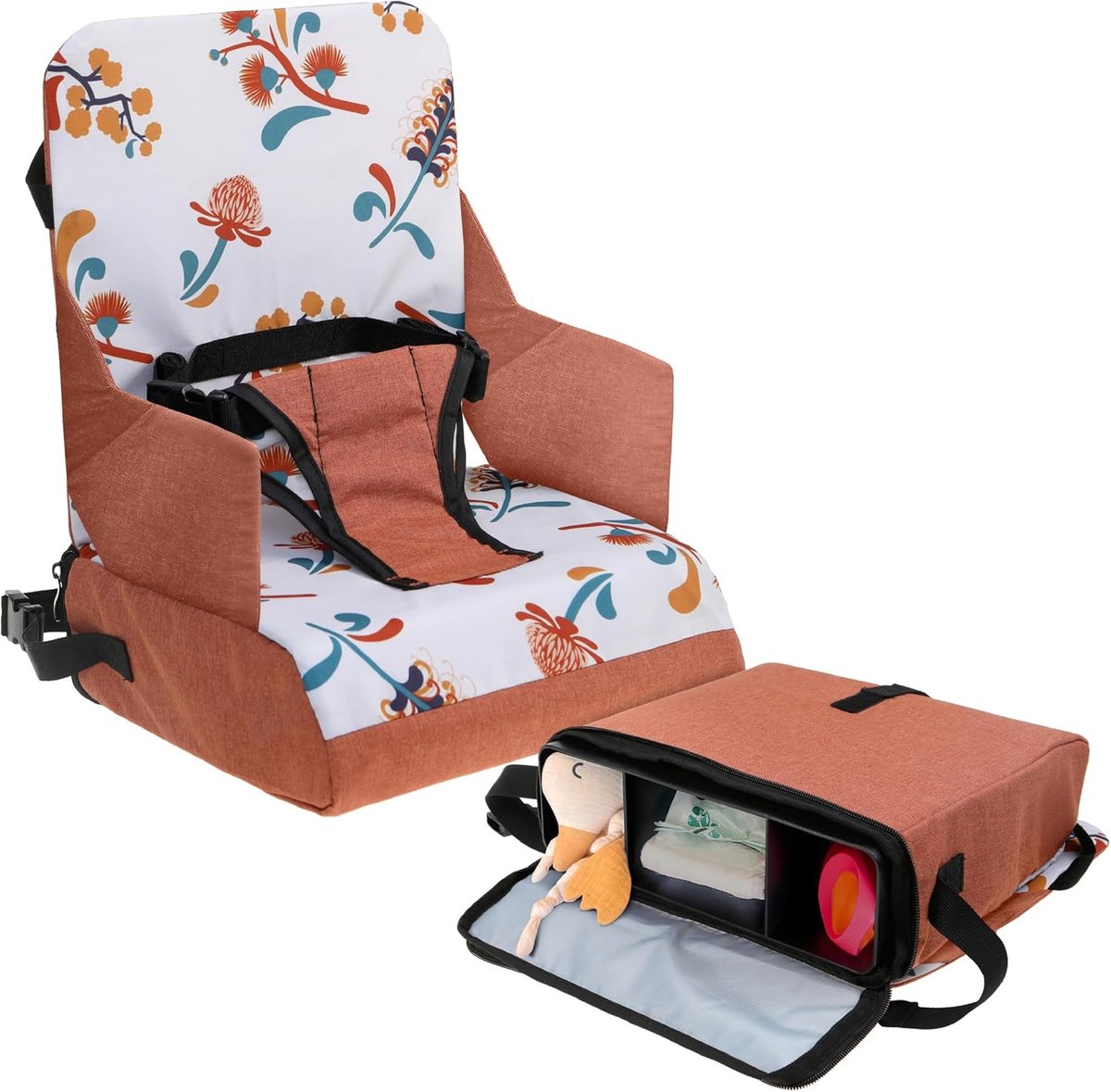 On- -Go kinderstoelverhoger, draagbare kinderstoel met handige