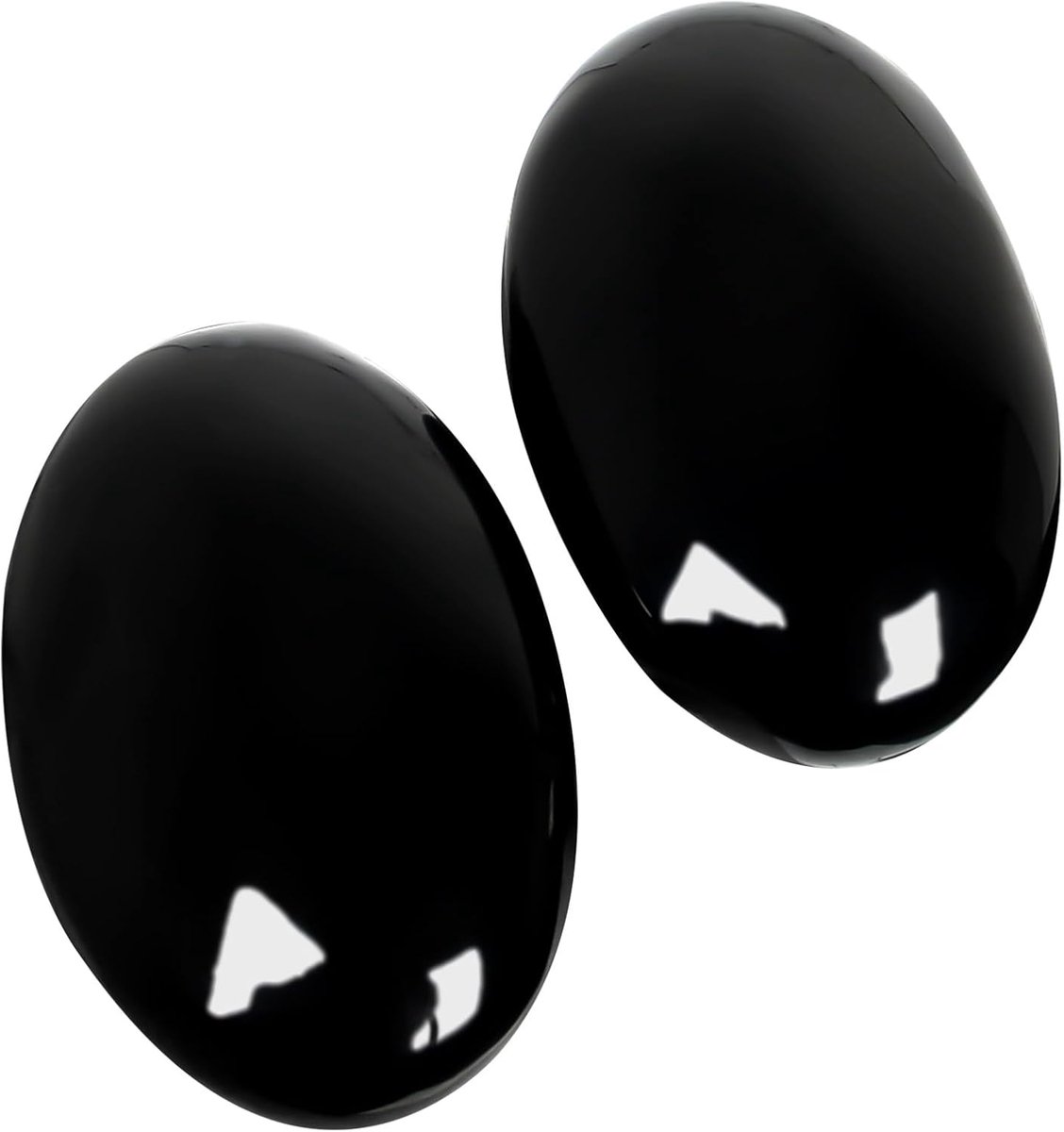 Obsidiaan Palm Steen - 2 Stuks Obsidiaan Zakenergie Steen, Gladde