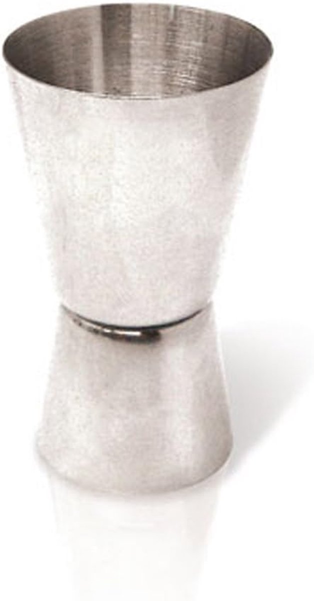 SnelShoppen - Eco Jigger van RVS 40-20ml - Stijlvolle Jigger voor Perfecte Drankjes - Maatbeker voor Cocktails, Mixen en Shots - Keukenaccessoire voor