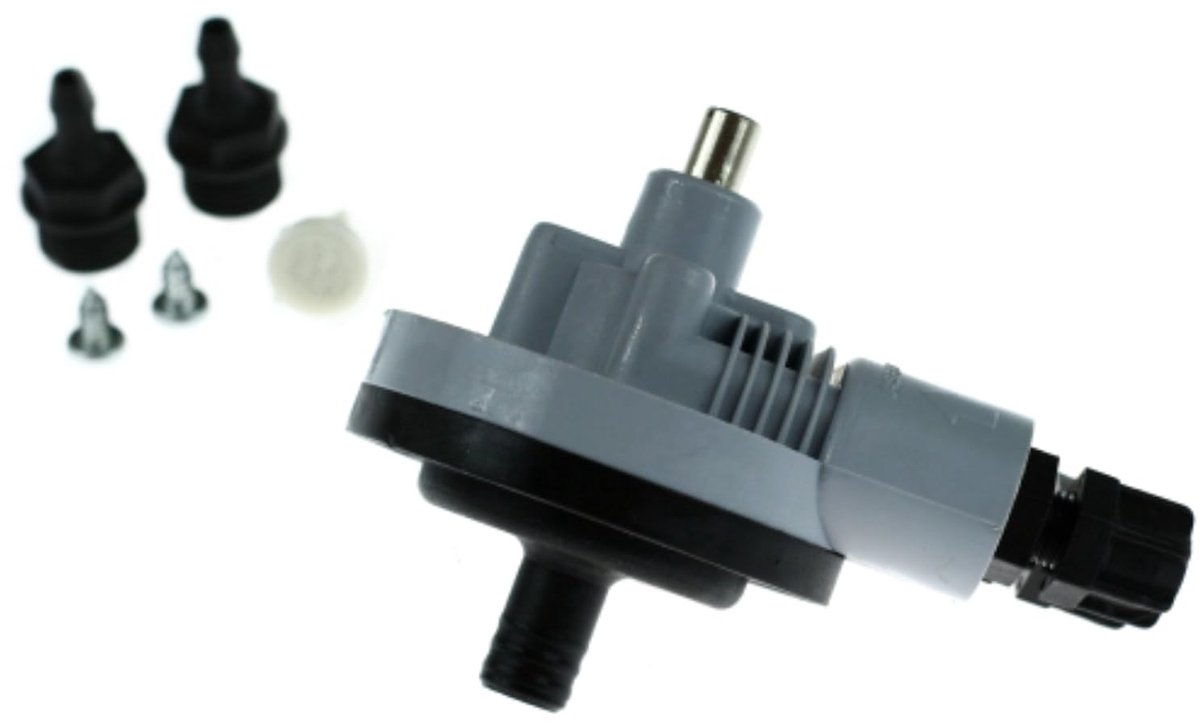 SnelShoppen - Dosing Pomp Type 3237 met Extra Drukverbinding voor Glansmiddel - 0-3cm3 per Slag - 4x6mm Aansluitingen voor Keuken en Professioneel Geb