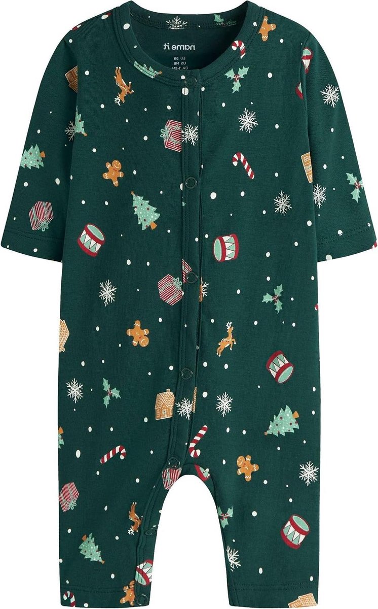 Nachtjapon Baby - Pyjama Baby - Slaapcomfort Baby - Botanische Print - 86 - Meerkleurig