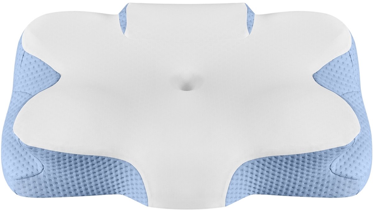 Hoofdkussen - Ergonomisch kussen - Verkoelend nekkussen - 59 x 40 cm - Wit