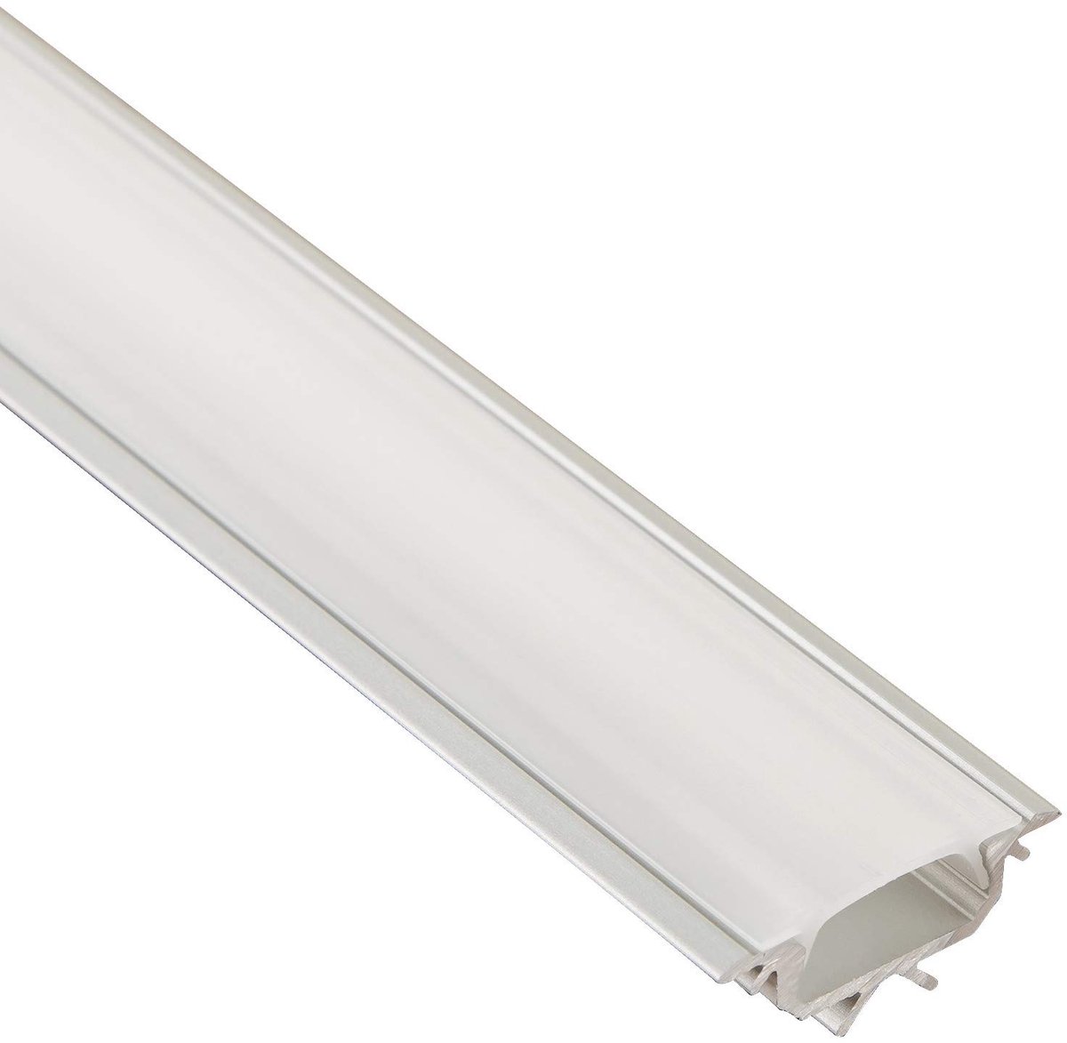 3 x SO-TECH® LED- Profiel-55 Hoekprofiel 2000 x 22 x 15,6 mm met opal gekleurde diffusiediffusieafdekking
