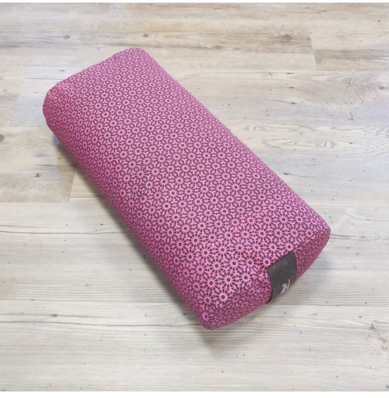 YogaStyles bolster ovaal - grijs & roze van YogaStyles — afbeelding 5
