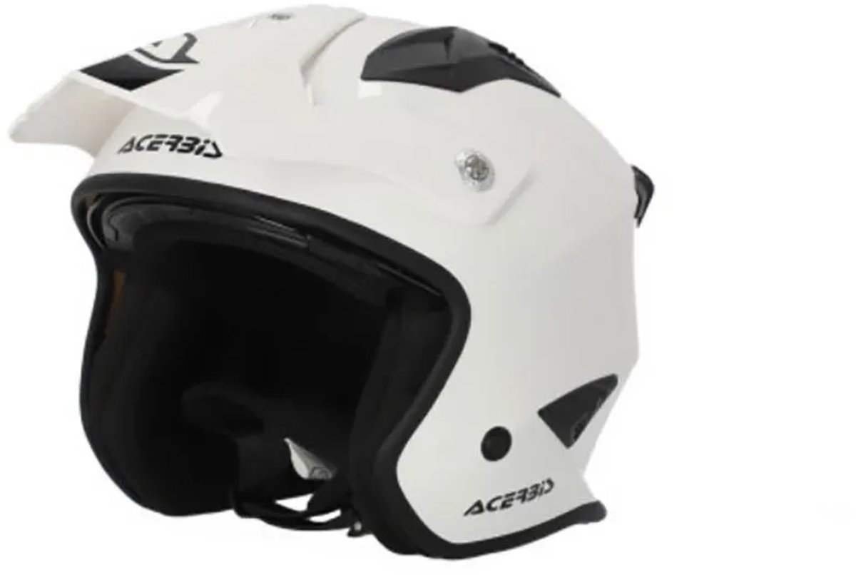 Acerbis Aria Solid Wit Jethelm - Maat L - Helm