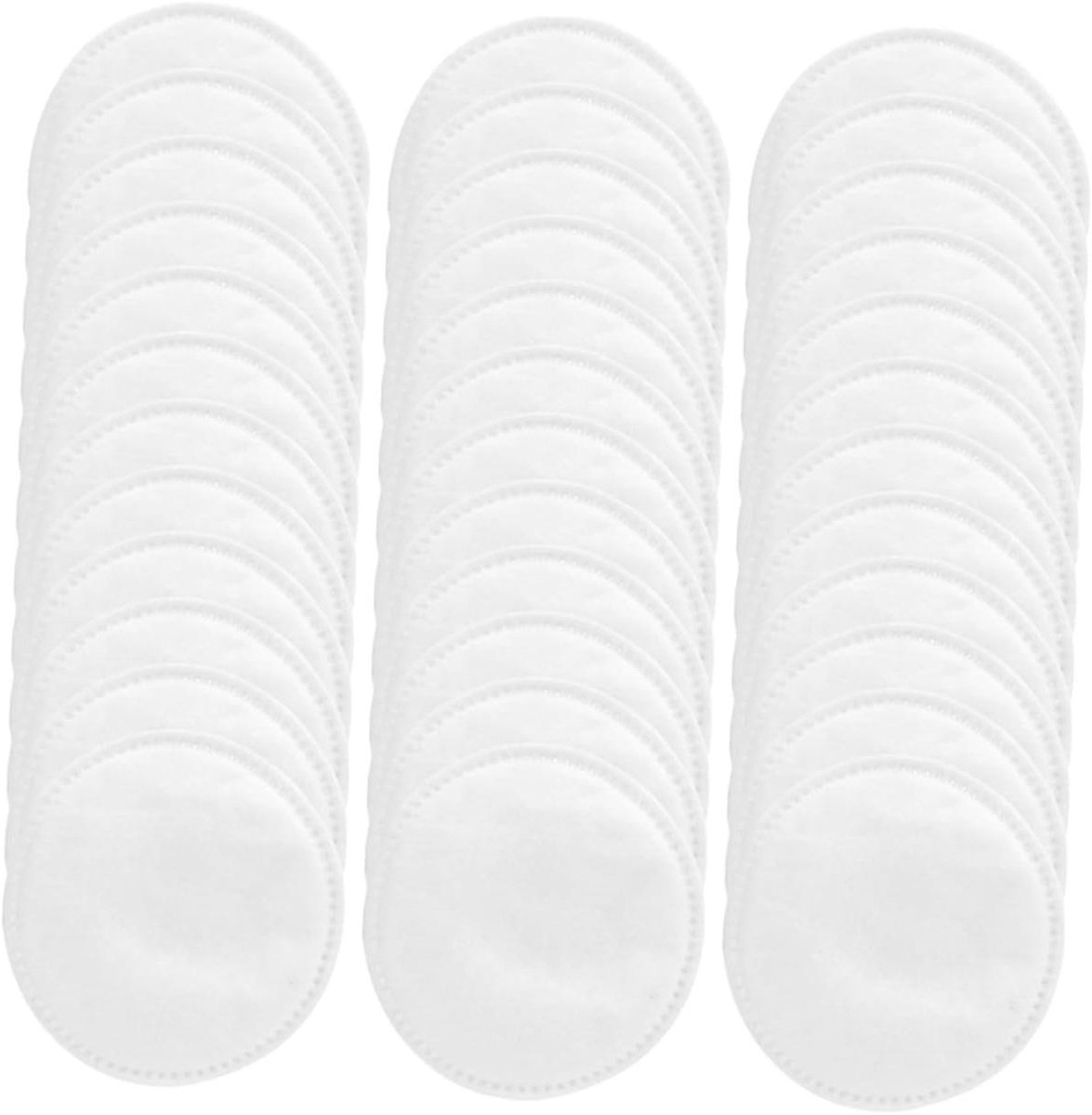 Ronde Wattenschijfjes - Make-up Pads - Gezichtsreiniging - Niet-geweven Stof - 6 x 6 cm - Wit