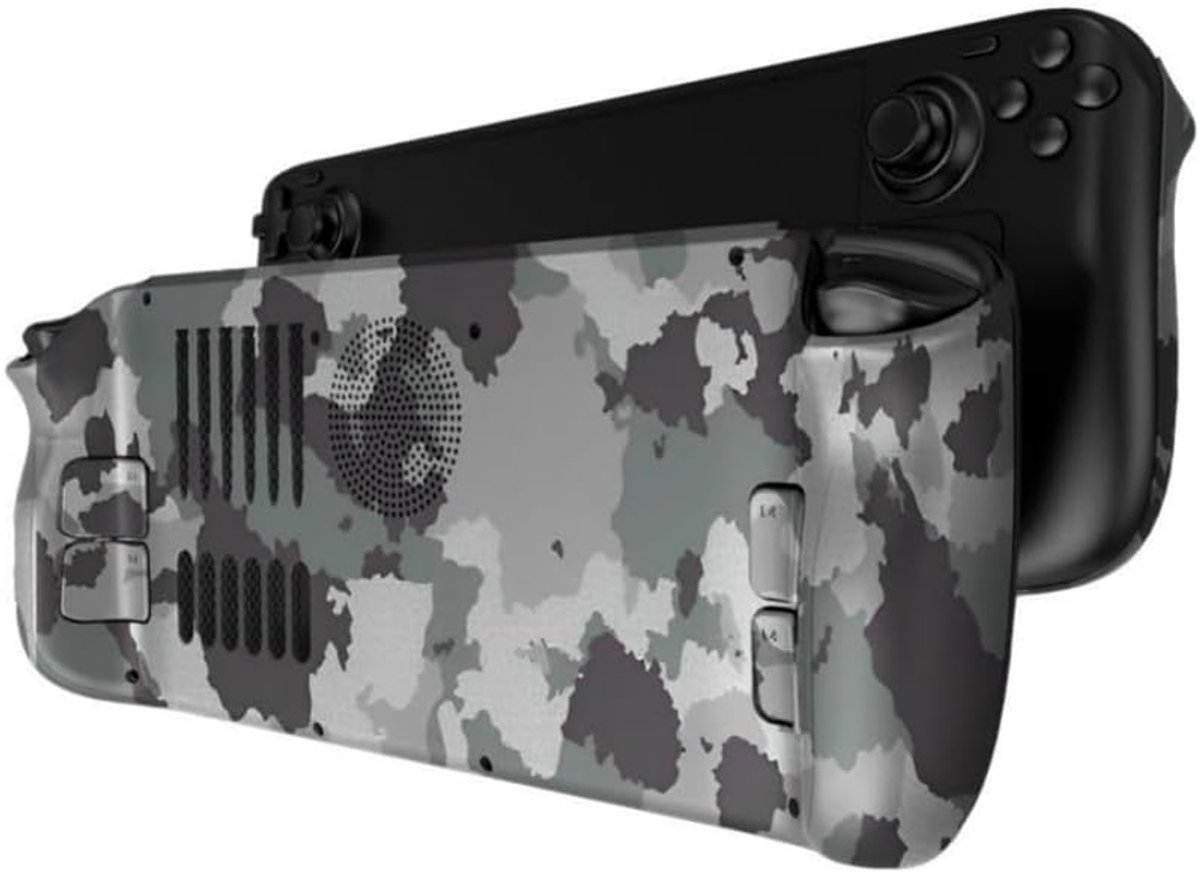 SnelShoppen - Hzxkqmil Achterplaat Behuizing Faceplates voor Steam Deck/Steam Deck OLED Console, DIY Vervangende Schelp Aangepast Paneel met Koelopeni