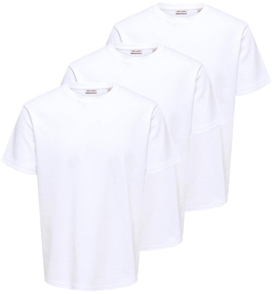 Only & Sons Heren t-shirt 3 pack Caspian
