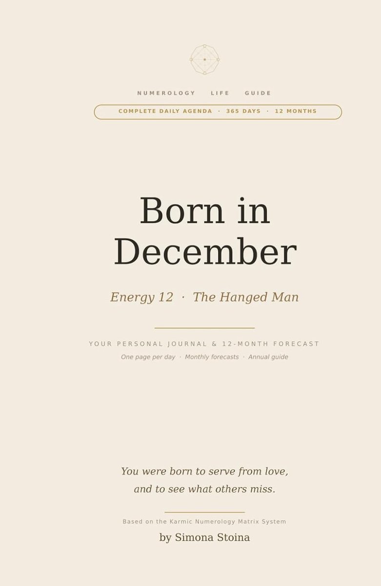 SnelShoppen - Born in December: Numerologie Levensagenda - Dagelijkse Planner met 12 Maanden Persoonlijke Voorspelling - Energie Gids voor De Hangende