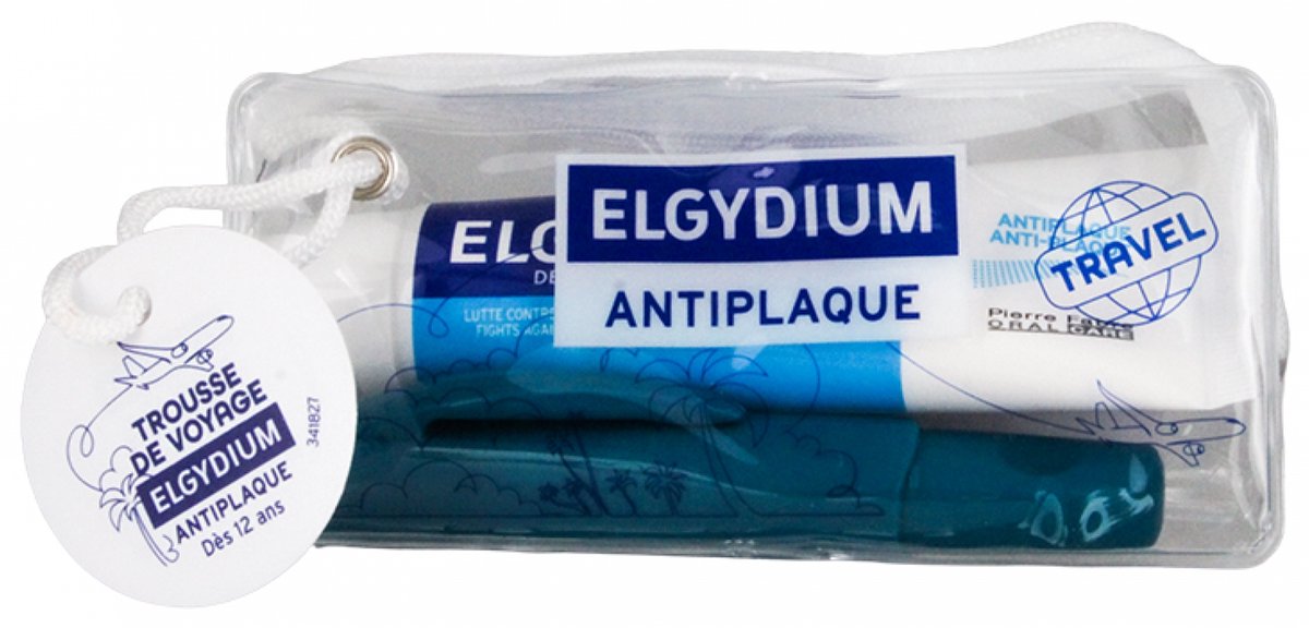 Elgydium Reisset voor Volwassenen Anti-Plaque (Kleur : Blauw)