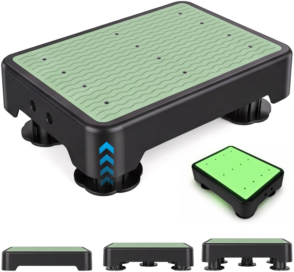 Omgoods - Antislip Halftrede - Verstelbare Trede tot 200 kg voor Senioren en Outdoor Gebruik
