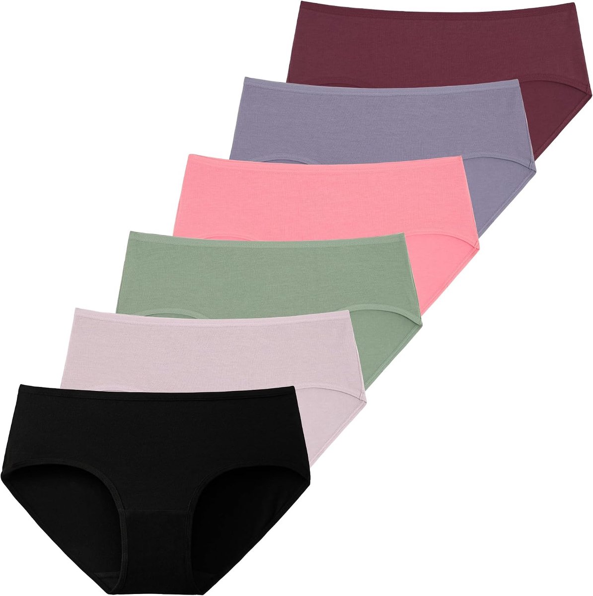 Onderbroeken dames ondergoed katoen taille slip zacht eenvoudige lage taille slipje 6-pack