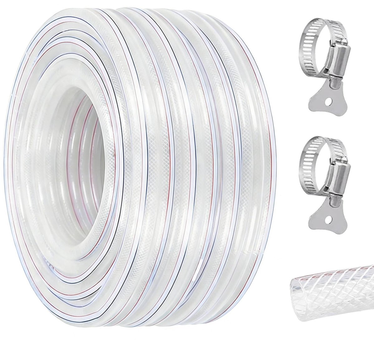 Omgoods - Flexibele PVC Tuinslang met Weefstructuur 6 Meter