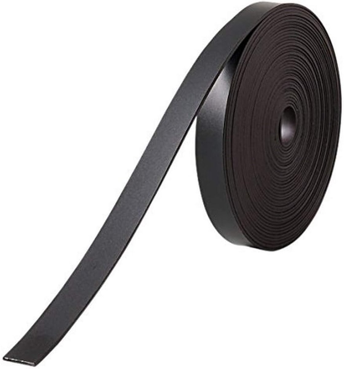 Magnetisch plakband, 10 mm x 10 m, zwart, 1901053