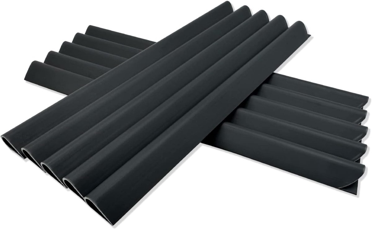 50 stuks pvc-bevestigingsclips, inkijkbescherming, zichtwerende stroken voor dubbele staafmatten, klemrail voor inkijkbescherming tuin en omheining, antraciet