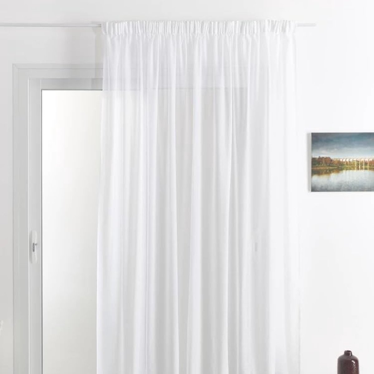 Opaque Polyester Gordijn - 240 x 240 cm - Wit
