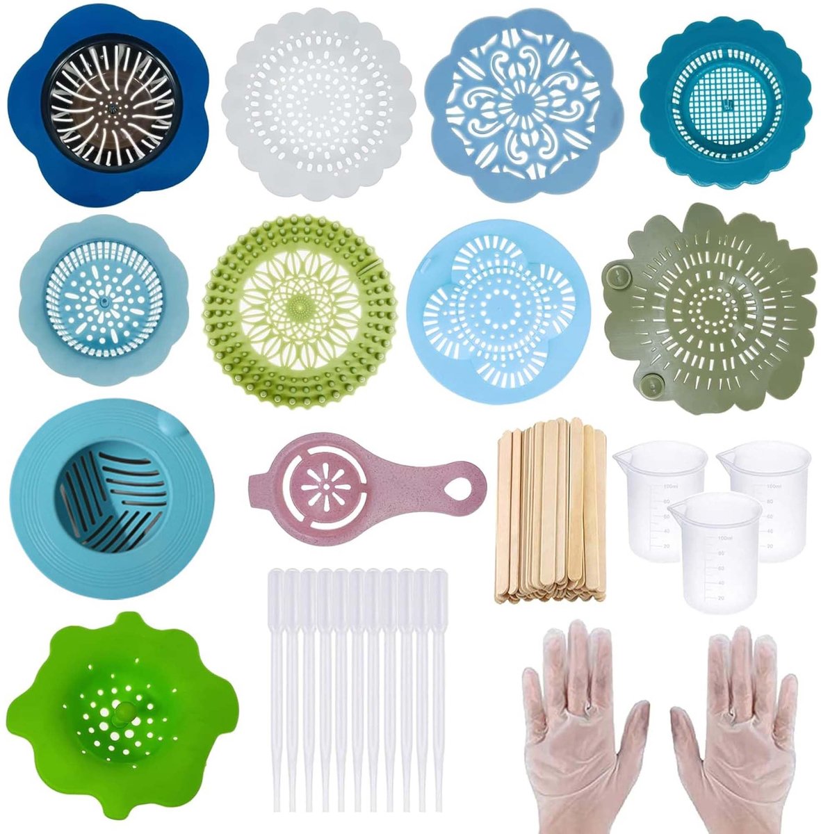 Omgoods - 35 Stuks Acryl Verf Gereedschap Set voor Creatieve Activiteiten