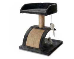 Wellhome Krabpaal met Sisal en Huiskamer 31 x 12 x 34.5 cm