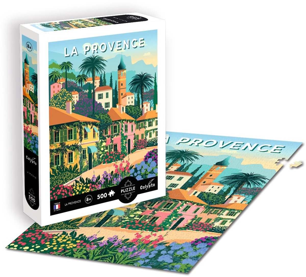 Omgoods - 3907310 Provence Puzzel - 500 Stukken met Zachte Touch
